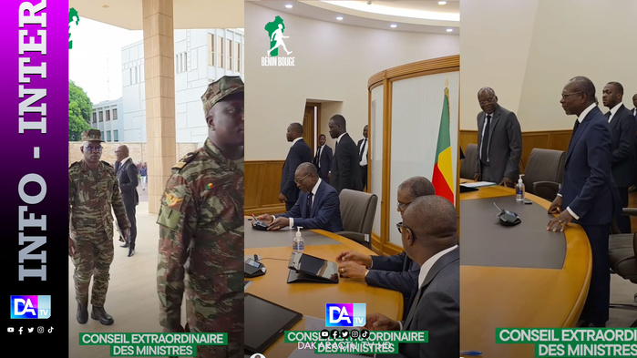 Conseil des ministres extraordinaire après Tentative de coup de force au Bénin : l’armée loyaliste déjoue une mutinerie dirigée contre le président Talon… Ce que révèle la crise sécuritaire du 7 décembre Conseil des ministres extraordinaire après Tentative de coup de force au Bénin : l’armée loyaliste déjoue une mutinerie dirigée contre le président Talon… Ce que révèle la crise sécuritaire du 7 décembre