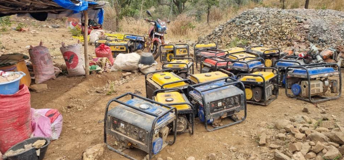 Zone militaire n°4 / Opération de sécurisation : un site clandestin d’orpaillage démantelé près de Sabodala Zone militaire n°4 / Opération de sécurisation : un site clandestin d’orpaillage démantelé près de Sabodala