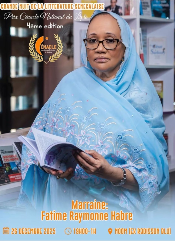 Grande Nuit de la Littérature 2025 : Fatimé Raymonne Habré désignée Marraine de la 4ème édition à Dakar
