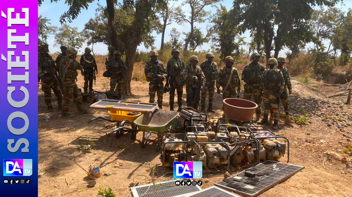 Opération de sécurisation à Kédougou: Démantèlement d’un site d’orpaillage clandestin à Moussala