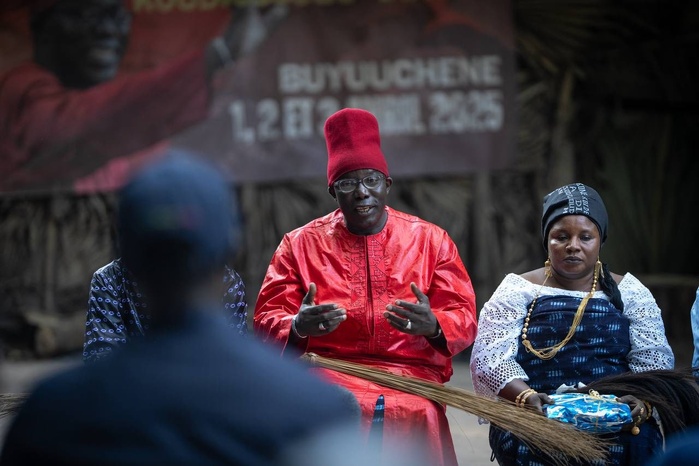 Casamance : visite de courtoisie du président Bassirou Diomaye Faye au roi de Calobone, Koudiossobo Diatta