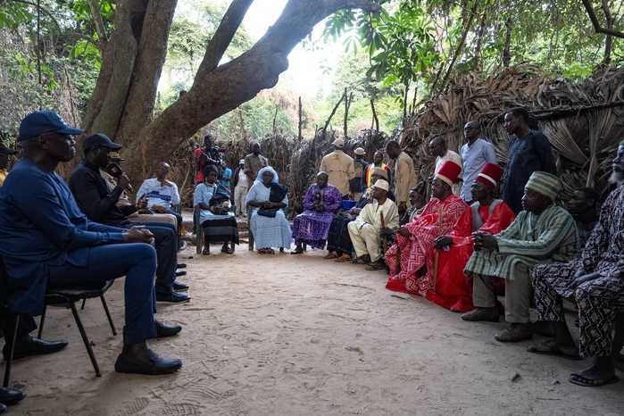 Casamance : visite de courtoisie du président Bassirou Diomaye Faye au roi de Calobone, Koudiossobo Diatta Casamance : visite de courtoisie du président Bassirou Diomaye Faye au roi de Calobone, Koudiossobo Diatta