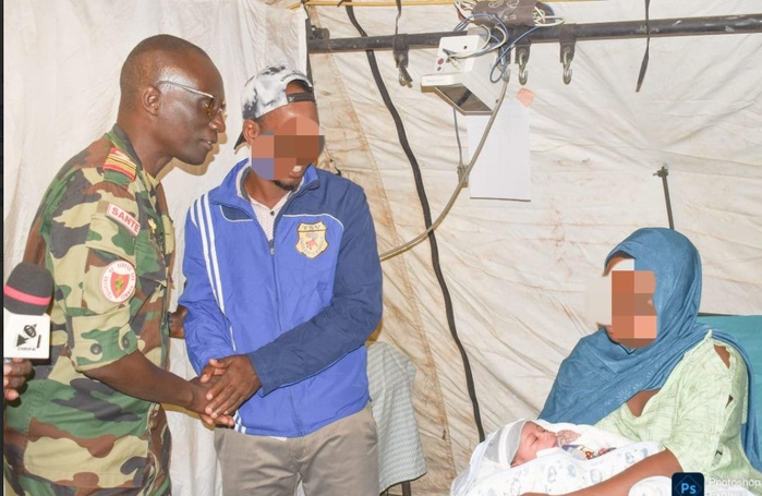 Bébé de l’Année : l’hôpital militaire de campagne de Goudomp enregistre la naissance d’un garçon