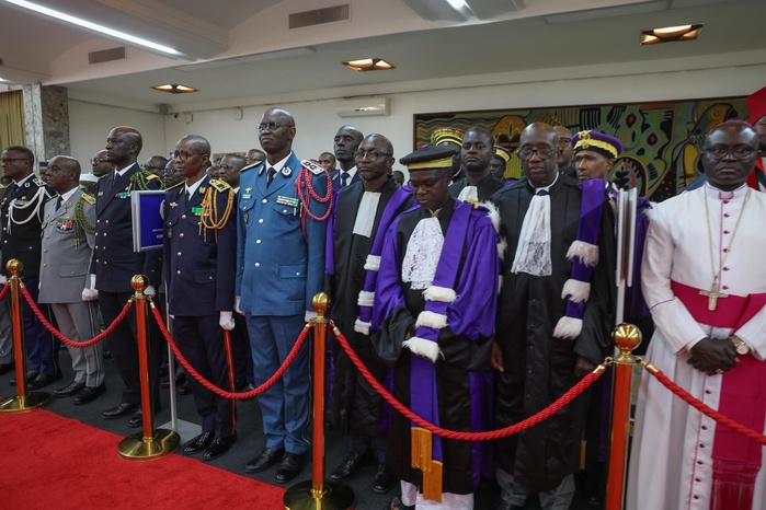 [ Images] Palais de la République : le Président Diomaye reçoit les vœux de Nouvel An des corps constitués
