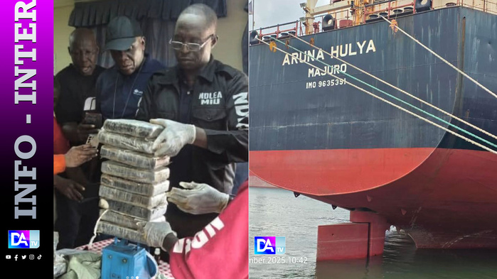 Nigeria: 22 membres d'équipage indiens arrêtés après une saisie de cocaïne dans le port de Lagos