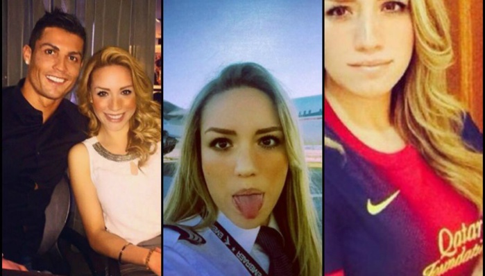 Ronaldo en couple avec une pilote d'avion fan du Barça ?