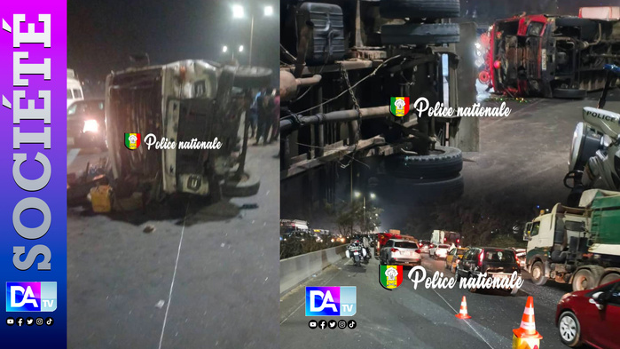 Dakar : course-poursuite sur l’autoroute entre autocars de type « Ndiaga Ndiaye » se termine par un accident et des arrestations