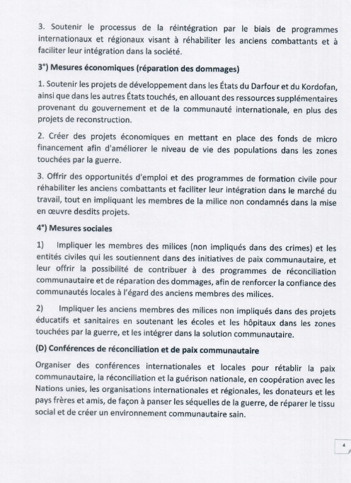 Conflit au Soudan : Le Premier ministre du Soudan, Dr Kamil-El-Tayeb Idriss, présente le plan de paix pour une sortie de crise