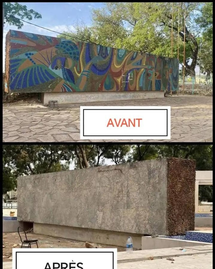 Destruction de l'œuvre d'art de feu Pape Ibra Tall / La nouvelle direction des MSAD répond à la ville de Thiès : "elle n'a été associée, ni de près ni de loin..." Destruction de l'œuvre d'art de feu Pape Ibra Tall / La nouvelle direction des MSAD répond à la ville de Thiès : "elle n'a été associée, ni de près ni de loin..."