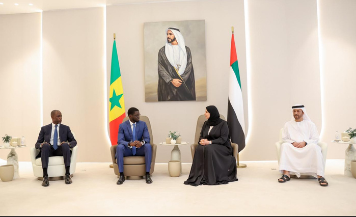 Transition énergétique : Diomaye Faye poursuit sa tournée au Moyen-Orient à Abu Dhabi Transition énergétique : Diomaye Faye poursuit sa tournée au Moyen-Orient à Abu Dhabi