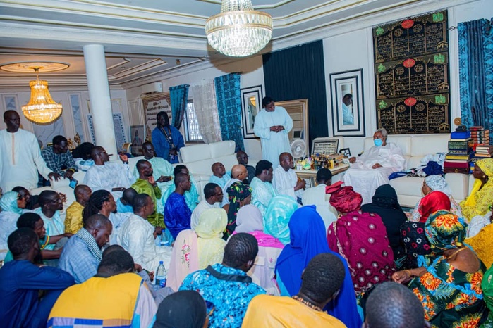 Touba - Magal Kazu Rajab : Ngouda Dieng effectue son ziar auprès des guides religieux