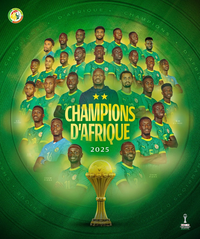 Finale CAN 2025 : Le Sénégal sacré champion d’Afrique ! Finale CAN 2025 : Le Sénégal sacré champion d’Afrique !