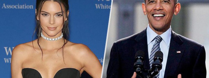 Kendall Jenner moquée par Barack Obama au dîner des correspondants de la Maison Blanche Kendall Jenner moquée par Barack Obama au dîner des correspondants de la Maison Blanche