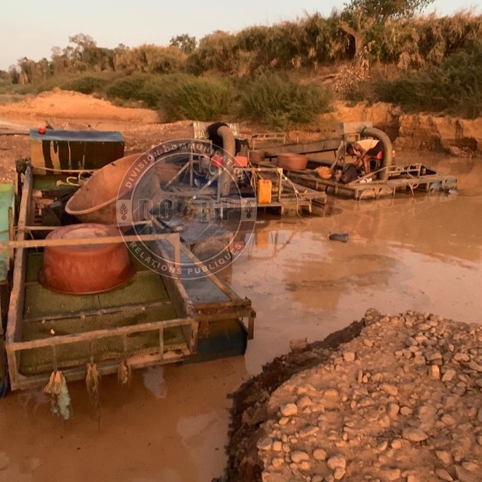 Lutte contre l’exploitation illégale de l’or à Kédougou : 13 dragues détruites à Saraya
