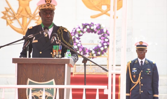 Ordre du jour n°1 du CEMGA : le vice-amiral d’escadre Oumar Wade décline ses priorités stratégiques et réaffirme l’importance de la coopération internationale Ordre du jour n°1 du CEMGA : le vice-amiral d’escadre Oumar Wade décline ses priorités stratégiques et réaffirme l’importance de la coopération internationale