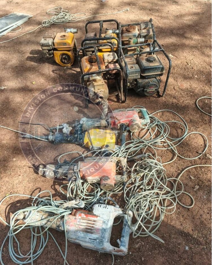 Kédougou : trois sites d’orpaillage clandestin démantelés