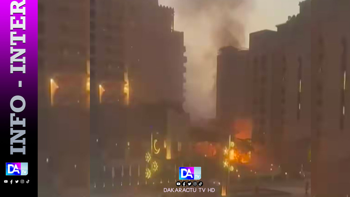Dubaï : les débris d'un drone iranien provoquent un incendie dans un hôtel de luxe (autorités) Dubaï : les débris d'un drone iranien provoquent un incendie dans un hôtel de luxe (autorités)