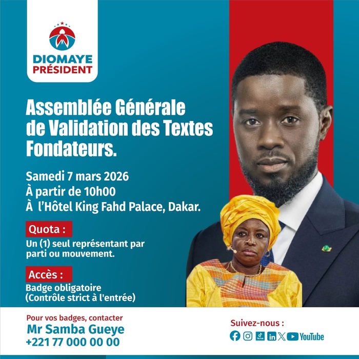 La Coalition Diomaye Président se structure: La superviseur Aminata Touré annonce la tenue de la validation des textes fondateurs La Coalition Diomaye Président se structure: La superviseur Aminata Touré annonce la tenue de la validation des textes fondateurs