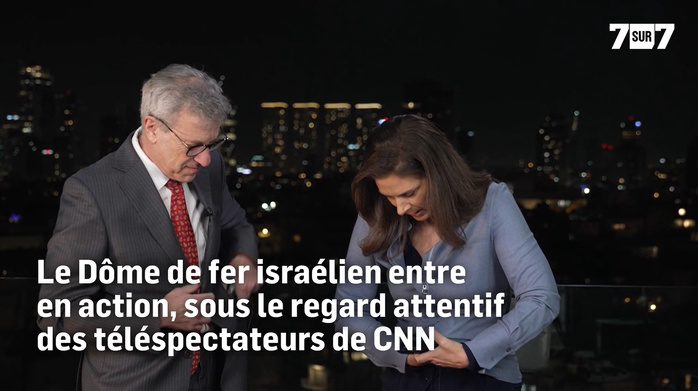 Des journalistes CNN contraints de s’abriter en plein direct face à des tirs de missiles