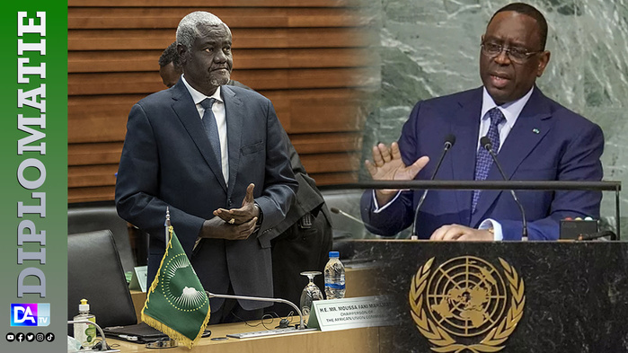 Soutien de taille pour Macky Sall : Moussa Faki Mahamat appuie sa candidature à l’ONU Soutien de taille pour Macky Sall : Moussa Faki Mahamat appuie sa candidature à l’ONU
