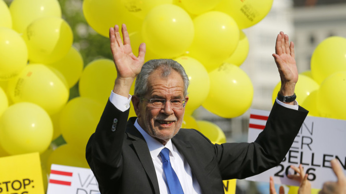 Alexander Van der Bellen élu à la présidence de l'Autriche