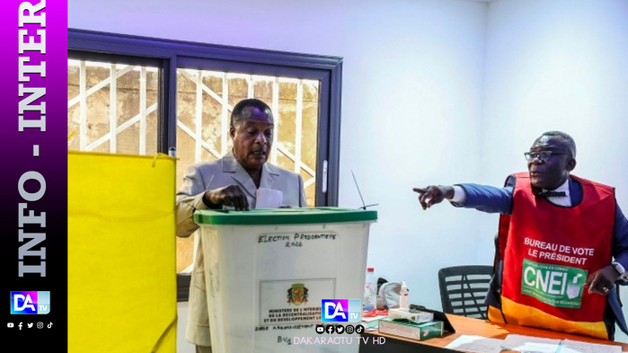 Début du vote pour la présidentielle au Congo, faible affluence à Brazzaville Début du vote pour la présidentielle au Congo, faible affluence à Brazzaville