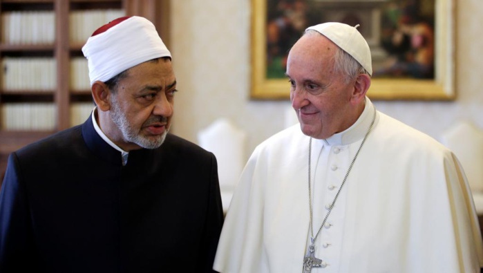 Vatican : Rencontre historique entre le Pape François et le Grand Imam d’al-Azhar