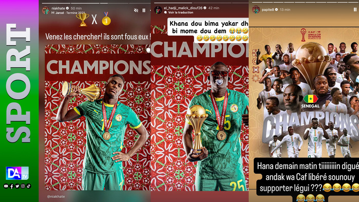 Forfait du Sénégal en finale de la CAN : les Lions réagissent avec colère et incompréhension Forfait du Sénégal en finale de la CAN : les Lions réagissent avec colère et incompréhension