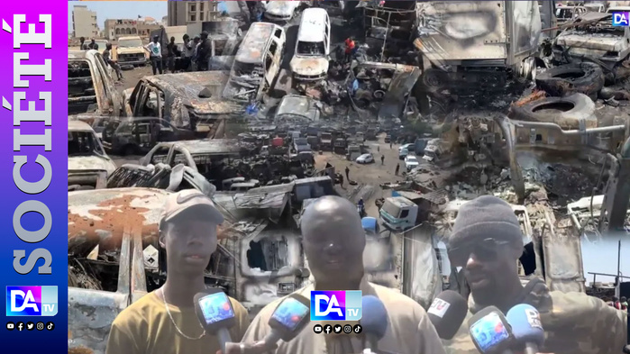 Incendie dévastateur à Keur Massar : 18 véhicules réduits en cendres, des pertes lourdes et des questions sans réponses