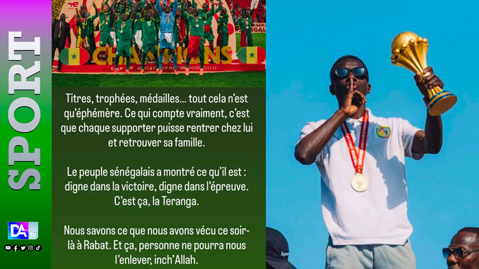 Sanctions de la CAF contre le Sénégal : Gana Guèye sort du silence