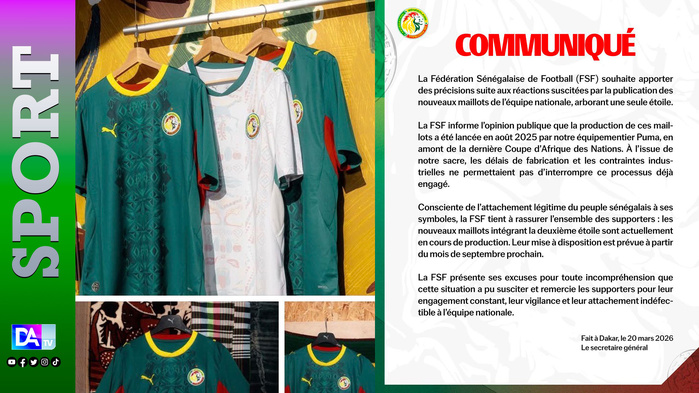 Maillot à une étoile : la FSF s’explique et annonce une nouvelle version pour septembre Maillot à une étoile : la FSF s’explique et annonce une nouvelle version pour septembre