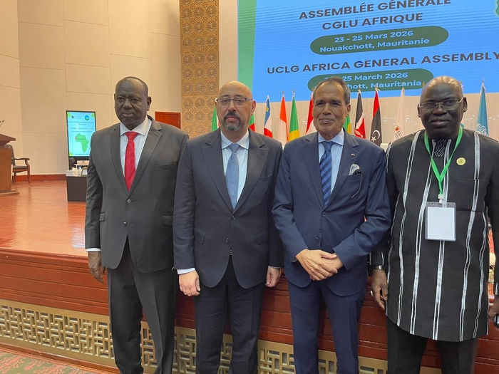 AG de CGLU AFRIQUE Nouakchott 23-25 mars 2026, Monsieur Oumar BA, Président de l’AMS, élu Président de l’Association des Cités et Gouvernements Locaux Unis d’Afrique AG de CGLU AFRIQUE Nouakchott 23-25 mars 2026, Monsieur Oumar BA, Président de l’AMS, élu Président de l’Association des Cités et Gouvernements Locaux Unis d’Afrique