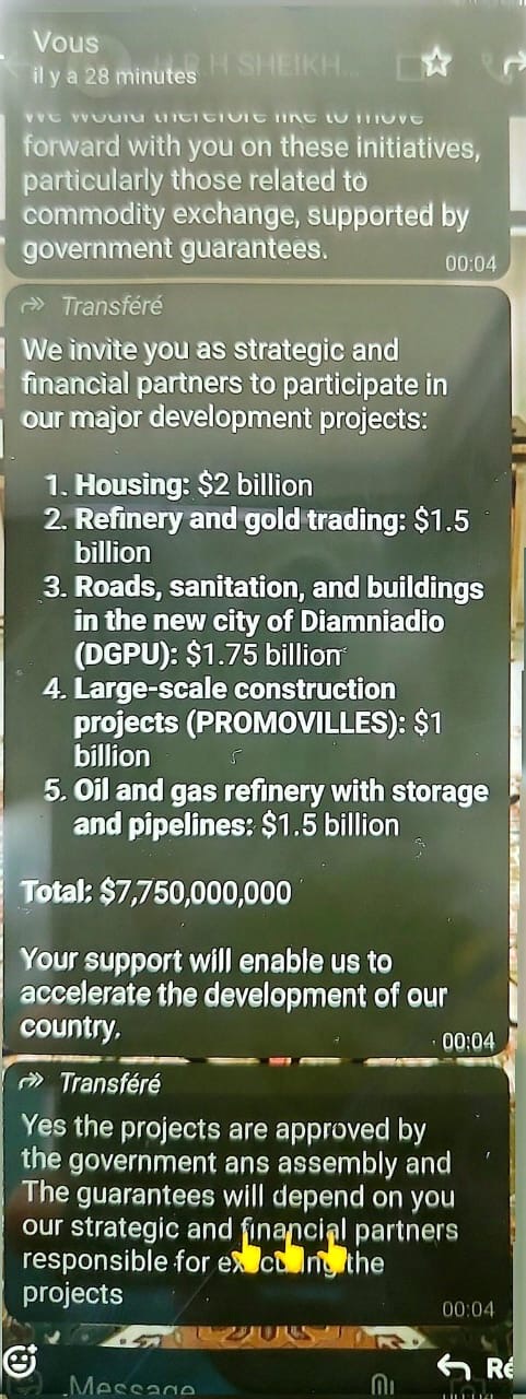 Affaire des 650 millions de dollars : Madiambal Diagne révèle un méga-contrat de 7,75 milliards de dollars et exhibe les discussions du PM avec Khaldoon Al Mubarak