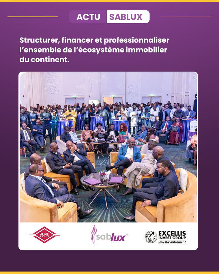 Les Groupes Sablux, SUNU et Excellis Invest (Ex. Coris Invest) scellent une alliance panafricaine inédite pour le développement immobilier et la transformation urbaine en Afrique Les Groupes Sablux, SUNU et Excellis Invest (Ex. Coris Invest) scellent une alliance panafricaine inédite pour le développement immobilier et la transformation urbaine en Afrique