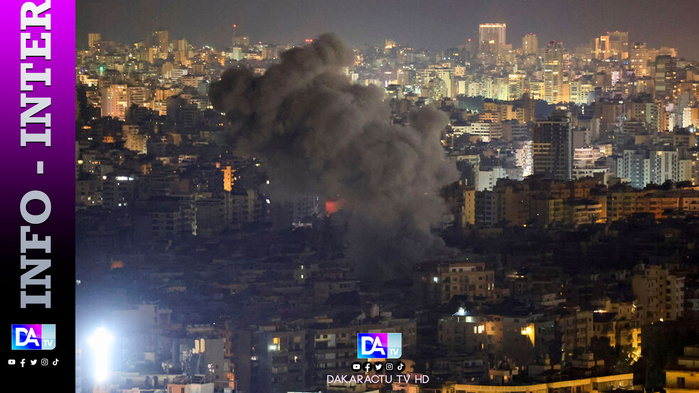 L'armée israélienne a frappé des cibles du Hezbollah à Beyrouth L'armée israélienne a frappé des cibles du Hezbollah à Beyrouth