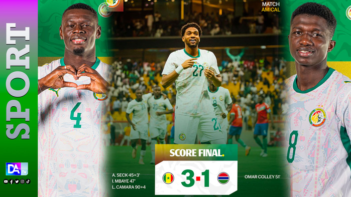 10 matchs sans défaite : le Sénégal arrache encore la victoire face à la Gambie
