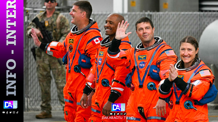 Quatre astronautes sont partis vers la Lune pour la première fois depuis un demi-siècle