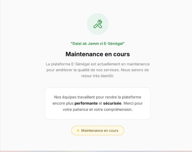 Trois jours de panne sur la plateforme e-Sénégal : Le débat sur la maturité du digital public relancé
