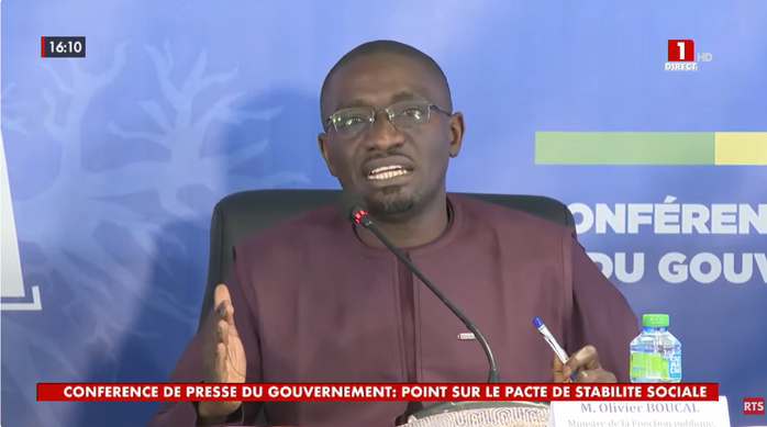 Fonction publique : Le ministre Olivier Boucal met en avant les réformes et l’apurement de la dette sociale Fonction publique : Le ministre Olivier Boucal met en avant les réformes et l’apurement de la dette sociale