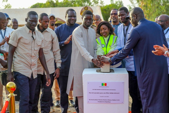 Kolda : Le Président Diomaye pose la première pierre du Pôle mère-enfant et inaugure le SAMU interrégional Kolda : Le Président Diomaye pose la première pierre du Pôle mère-enfant et inaugure le SAMU interrégional
