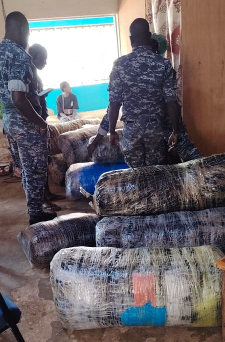 Kafountine : la gendarmerie a mené une opération d’envergure contre le trafic de drogue, aboutissant à la saisie de plus de 300 kg de chanvre indien