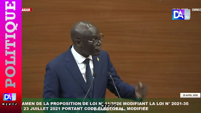 Modification du code électoral: " Si la majorité PASTEF veut réellement répondre à la commande de l'opinion, qu’elle revienne sur la loi d’amnistie"( TAS).