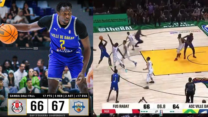 Basket-BAL : Samba Dali Fall climatise Rabat et offre la 1ere victoire à l’ASCVD