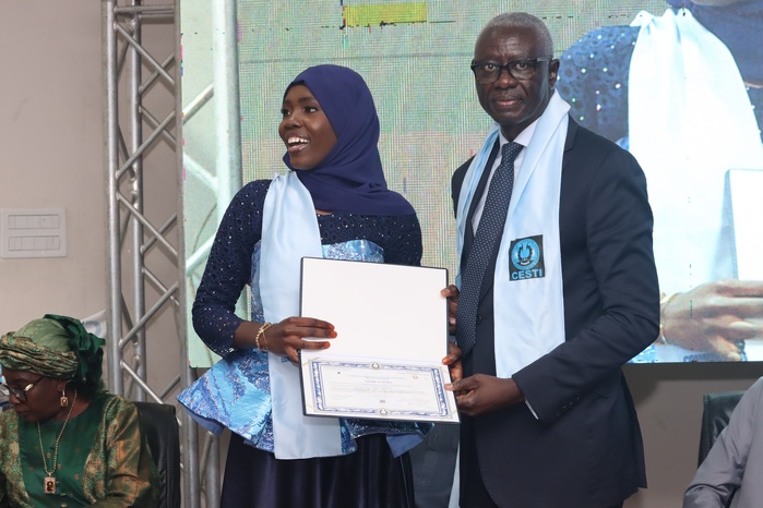 CESTI : la première promotion Communication et Production audiovisuelle célébrée sous le parrainage de Malick Magueye Diaw