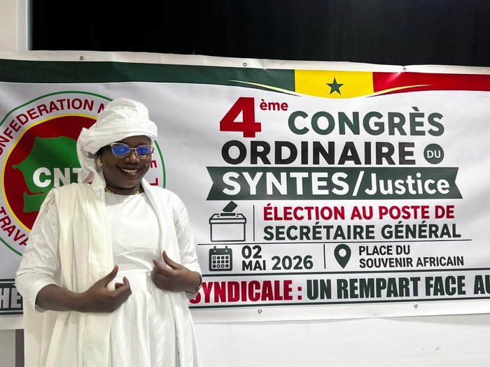 4ème congrès du SYNTES/Justice : Racky Gnally Daff, nouvelle secrétaire générale élue pour 4 ans 4ème congrès du SYNTES/Justice : Racky Gnally Daff, nouvelle secrétaire générale élue pour 4 ans