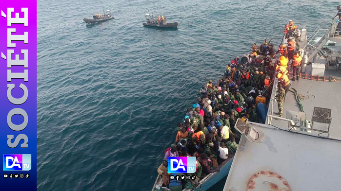 Au large de Dakar : 153 migrants secourus in extremis par la Marine nationale Au large de Dakar : 153 migrants secourus in extremis par la Marine nationale