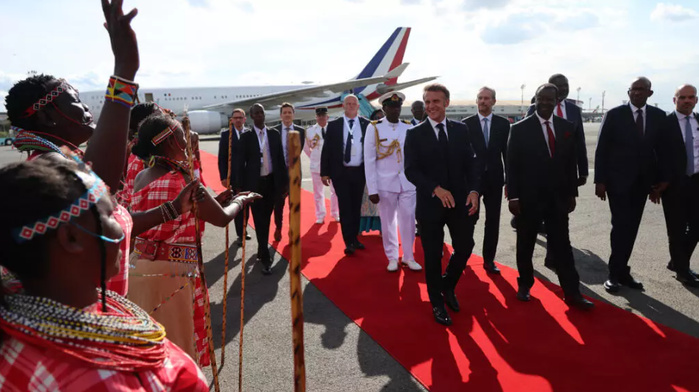 Emmanuel Macron au Kenya: le président français poursuit sa tournée en prélude au sommet «Africa Forward»