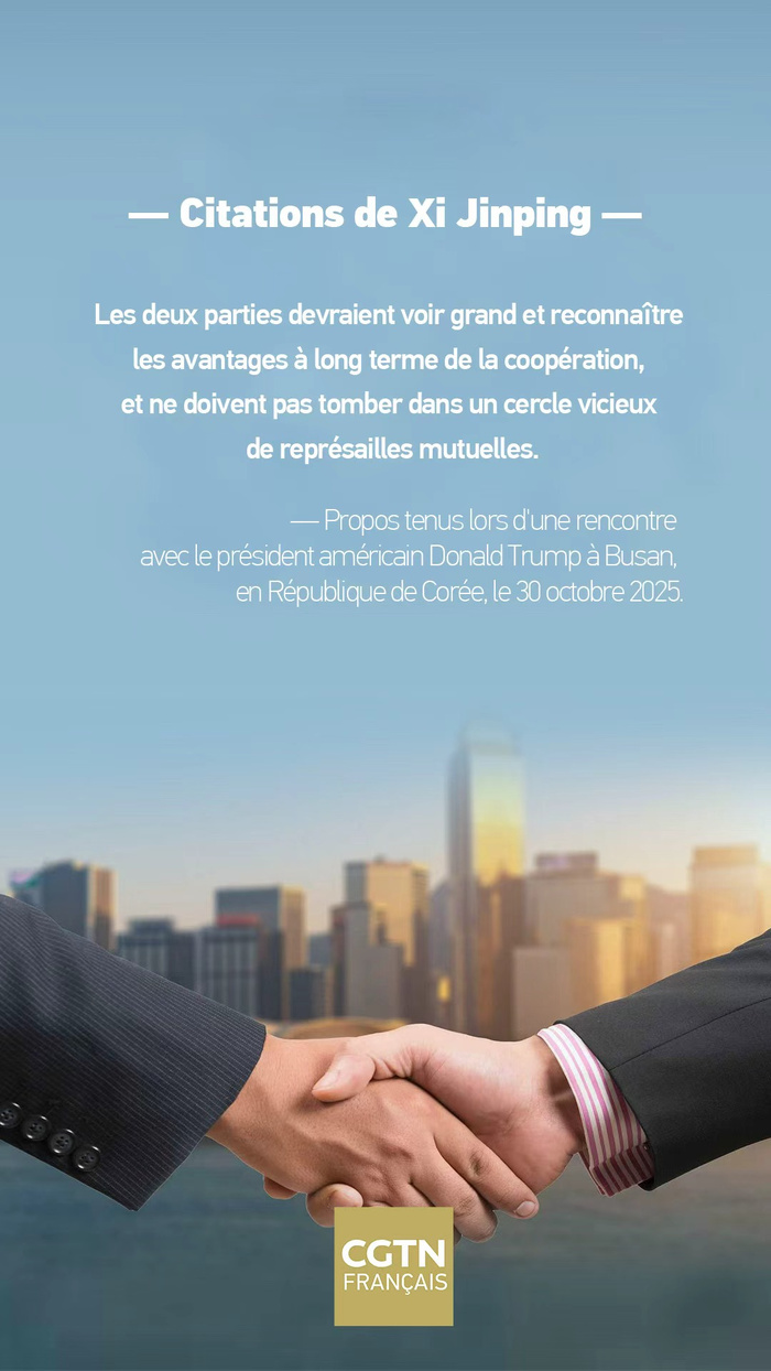 Citations clés du président Xi Jinping sur les relations sino-américaines