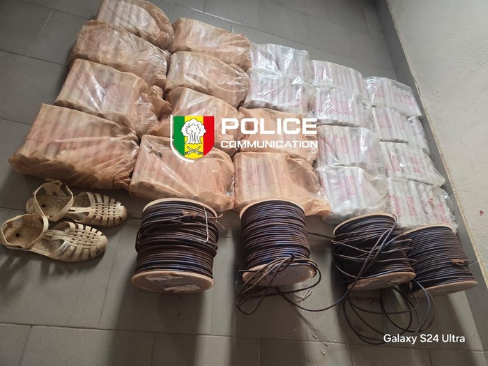 Poste de surveillance de Diyabougou : la Police des frontières saisit un important lot de matériel explosif
