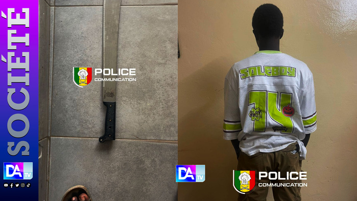 Parcelles Assainies : un ex-détenu interpellé avec une machette dans le convoi d’un lutteur Parcelles Assainies : un ex-détenu interpellé avec une machette dans le convoi d’un lutteur